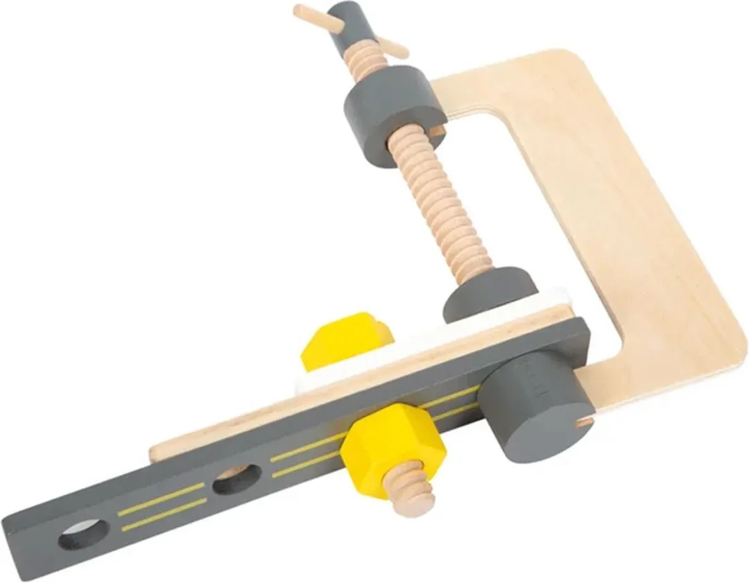 Small Foot Houten Gereedschapskist 2-in-1 - 28-delig