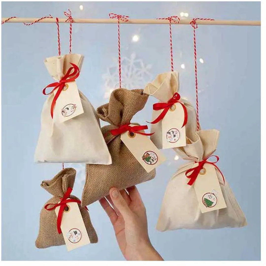 Creativ Company Jute Zakken 10x15cm - 4 Stuks