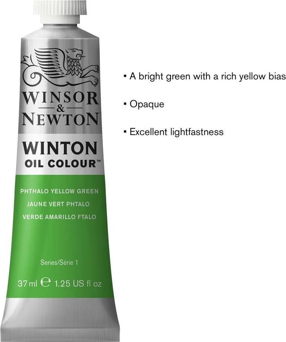 Winsor & Newton Winton Olieverf Phthalo Geel Groen 37ml