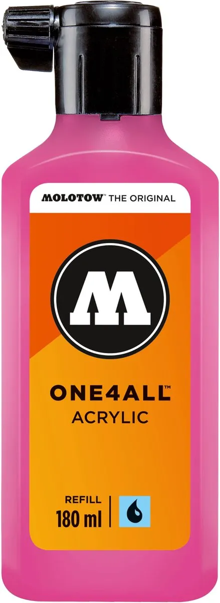 Molotow ONE4ALL Fluoriserend Roze Navulinkt 180ml