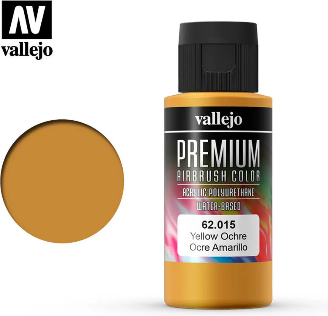 Vallejo Premium Airbrush Geel Ochre 60ml