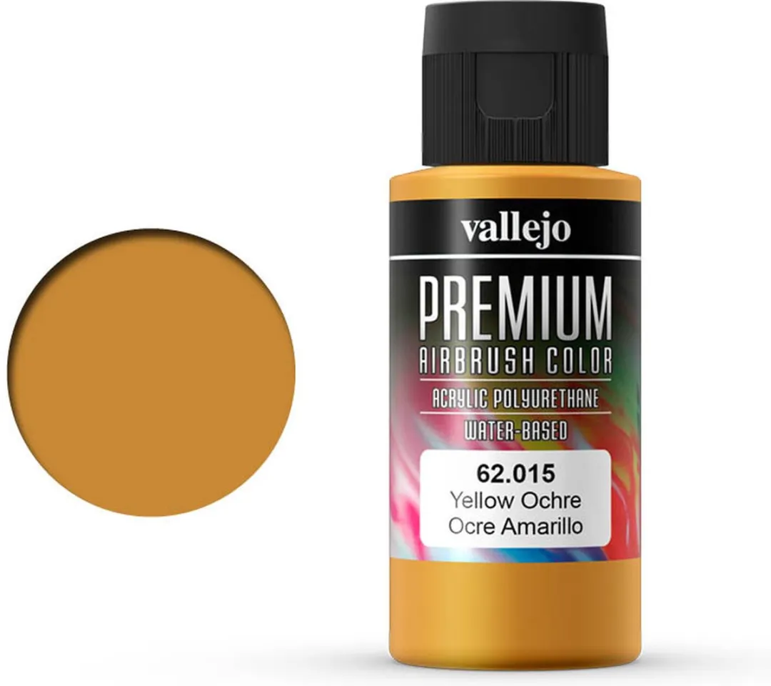 Vallejo Premium Airbrush Geel Ochre 60ml