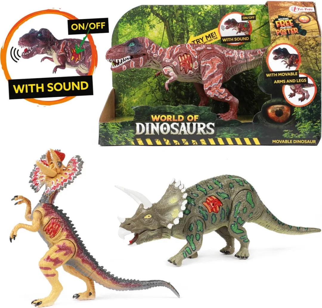 Toi-Toys World of Dinosaurs Bewegende Dino