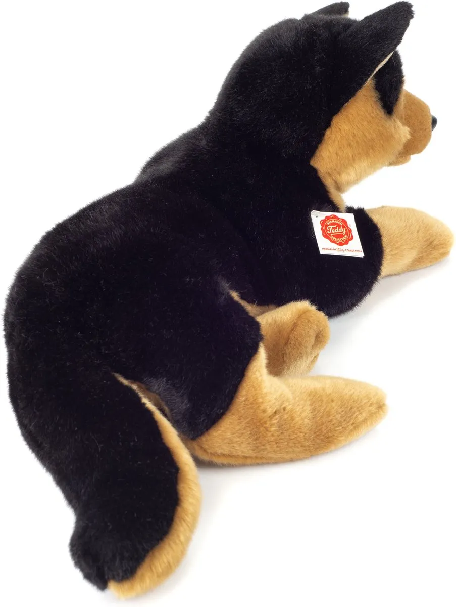 Teddy Hermann Herdershond Knuffeldier - 45 cm - Bruin/Zwart
