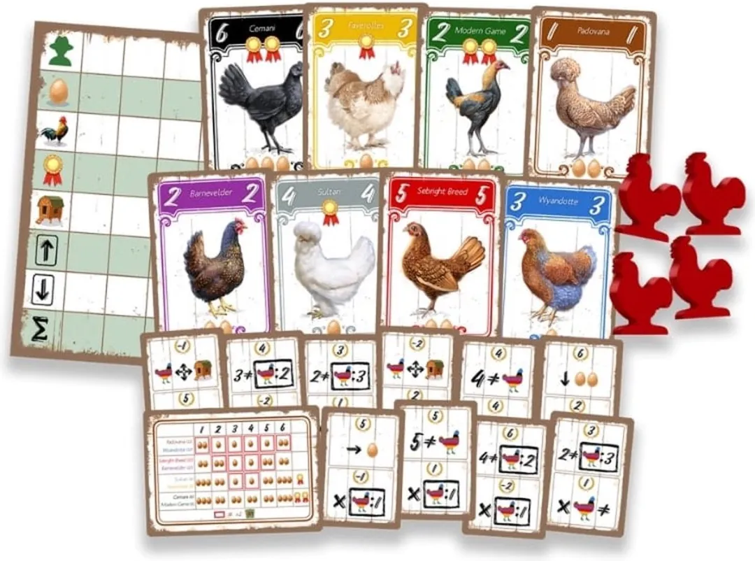 Happy Meeple Games Hens Bordspel - 1-4 Spelers