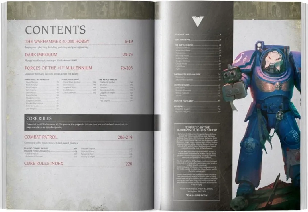Games Workshop Warhammer 40.000 Core Book 40-02