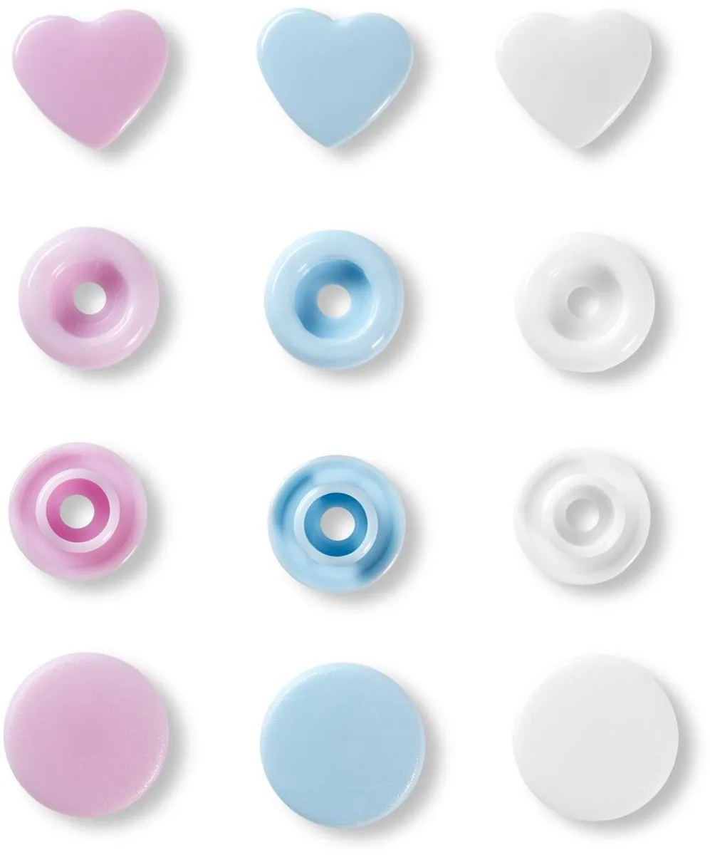 Prym Love Color Drukknoppen Hart 12,4mm