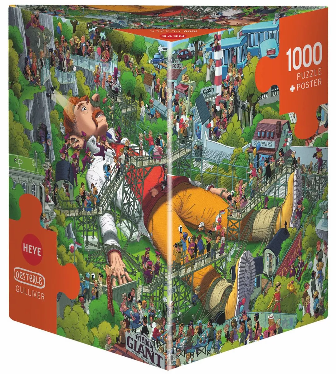 Heye Gulliver Puzzle 10003 Stuks - Multicolor