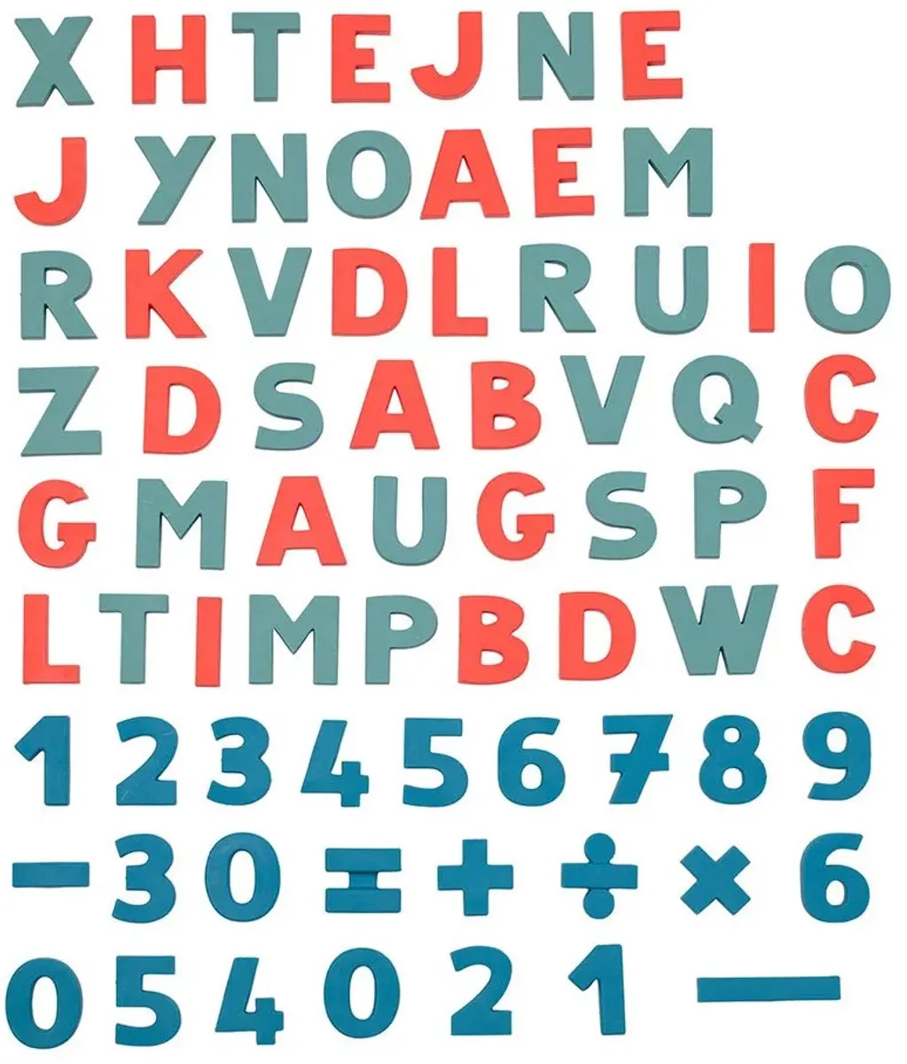 Smoby 72 Letters En Magnetische Cijfers Multicolor