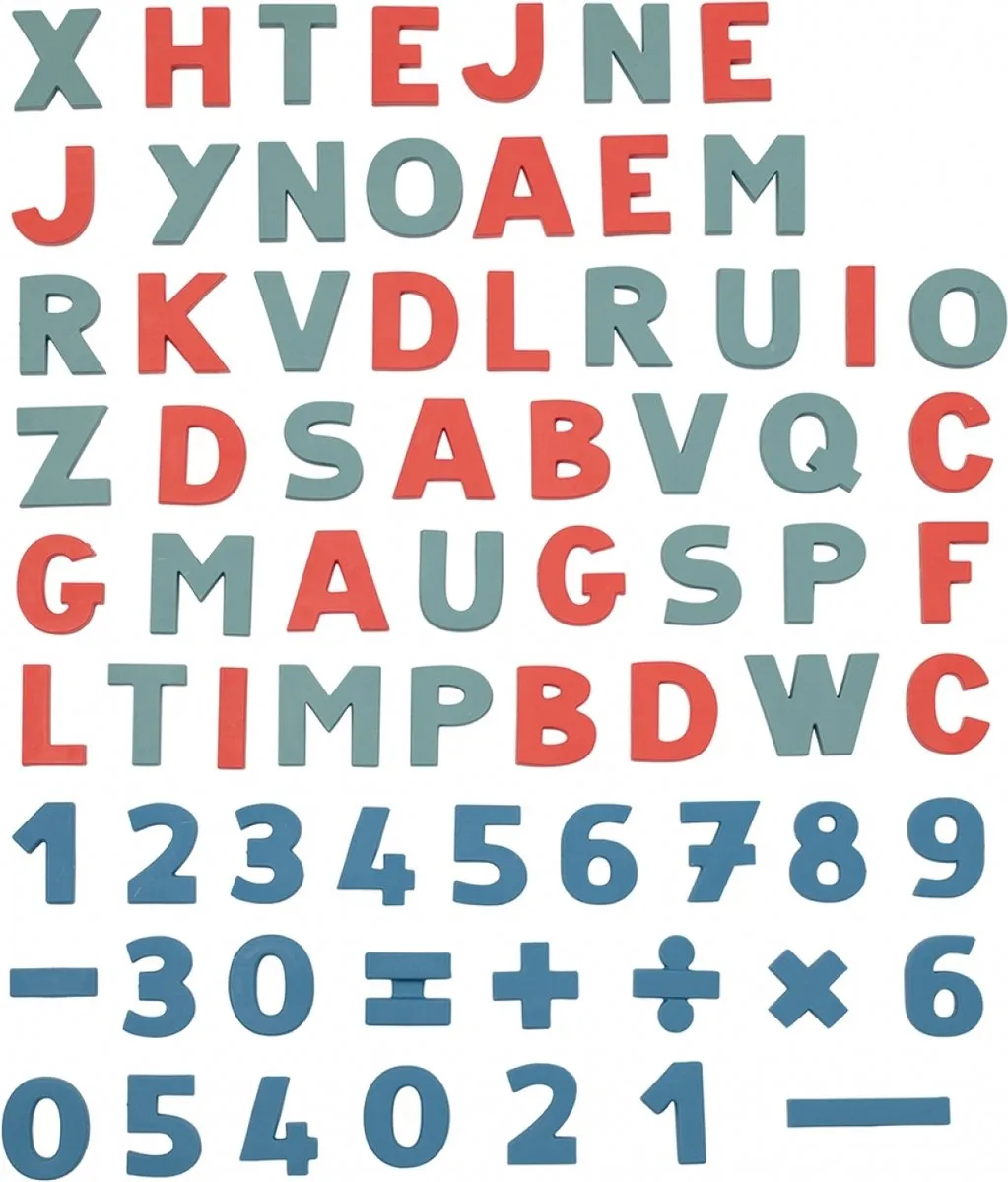 Smoby 72 Letters En Magnetische Cijfers Multicolor