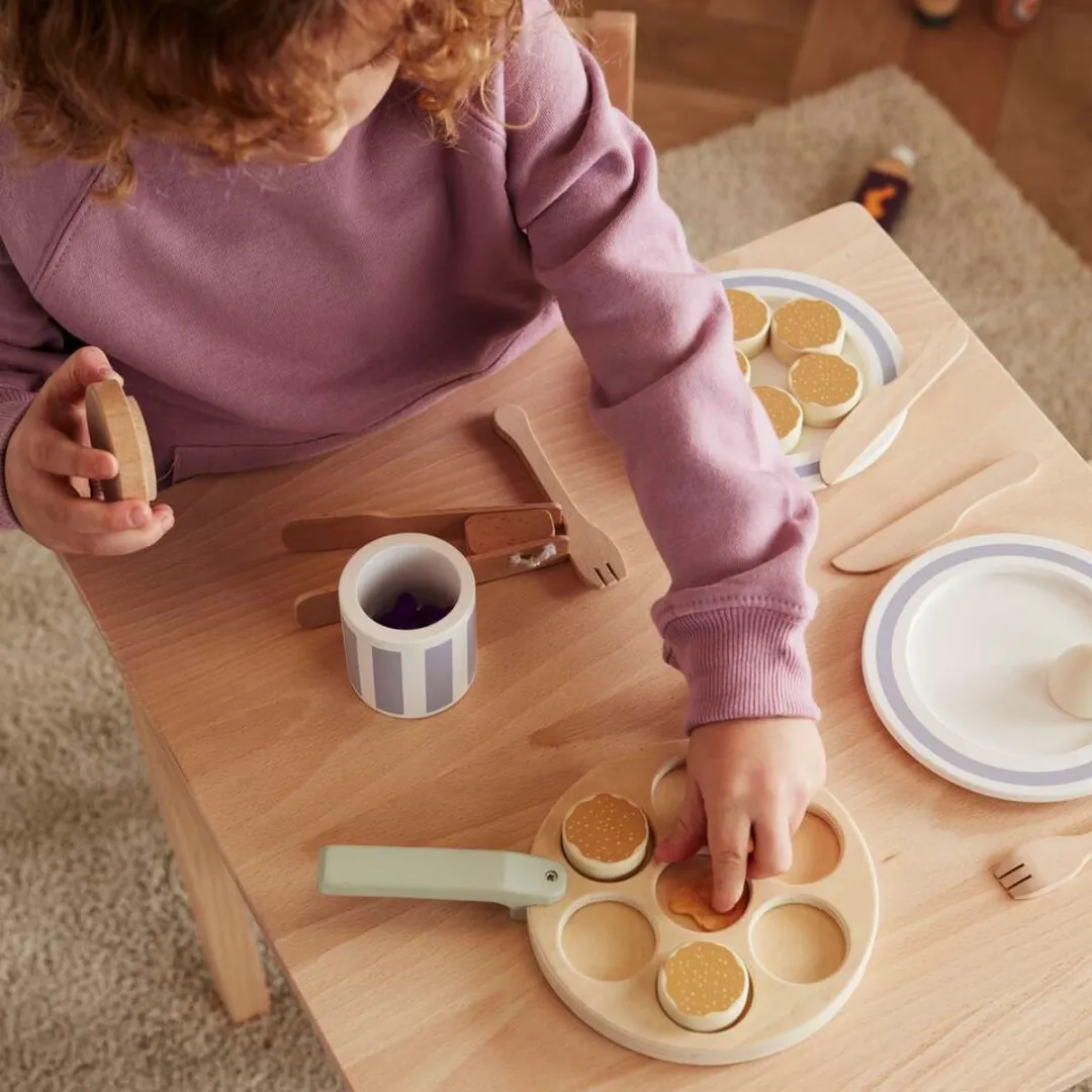 Kids Concept Zweedse Pannenkoeken Set - Bruin