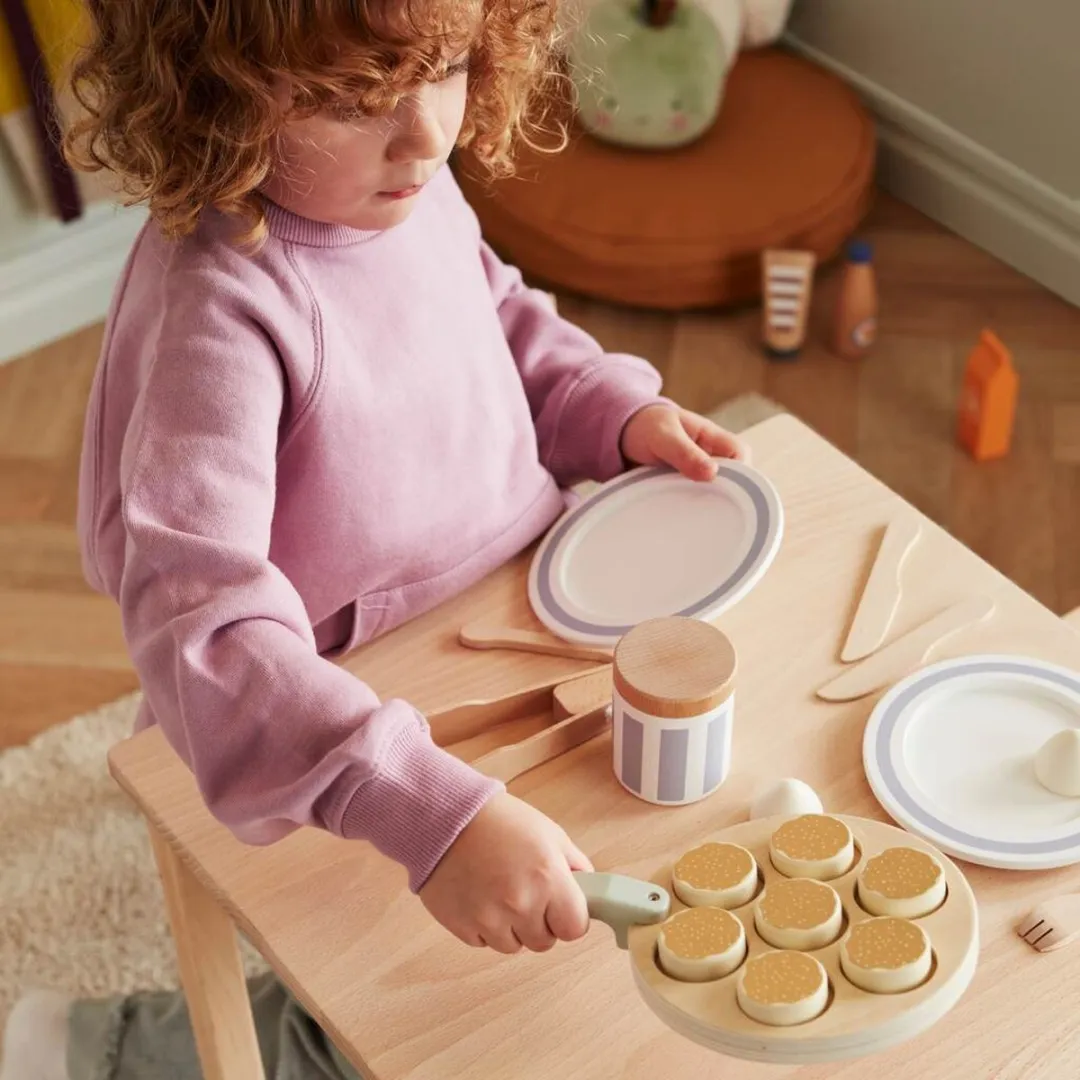 Kids Concept Zweedse Pannenkoeken Set - Bruin