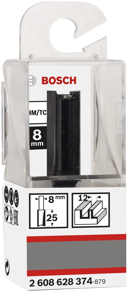 Bosch Vingerfrezen 8mm D1 12mm L32mm - afbeelding 6 van 6