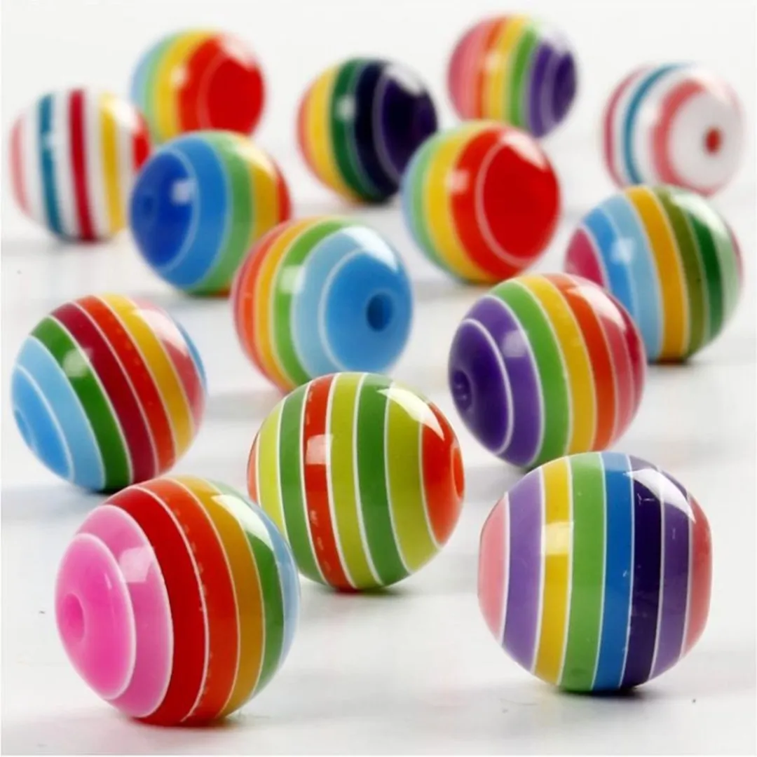 Creativ Company Resin Kralen 12mm Multicolor