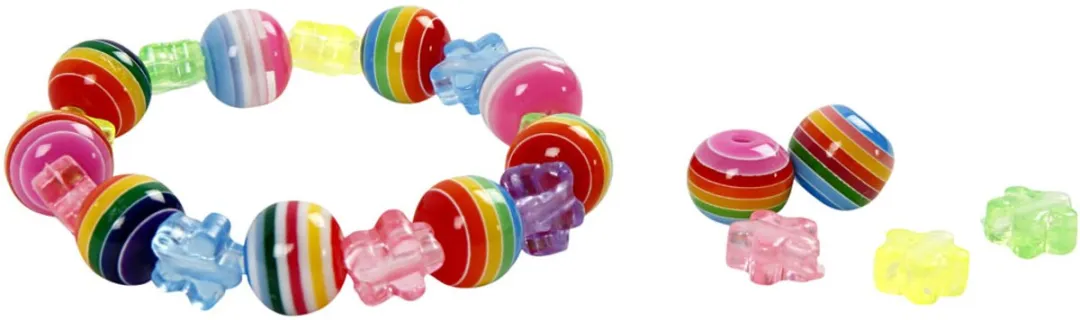 Creativ Company Resin Kralen 12mm Multicolor - 50 Stuks
