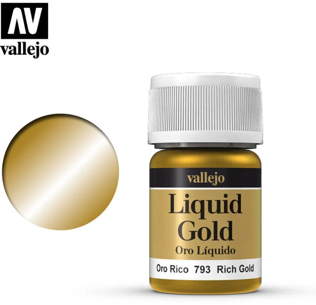 Vallejo Hobbyverf Liquid Rich Gold 35ml