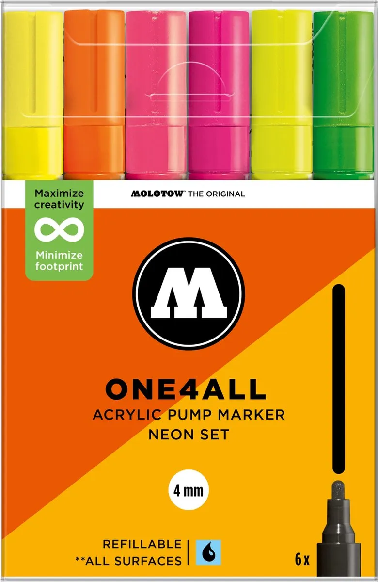 Molotow ONE4ALL 227HS Acrylstiften Set