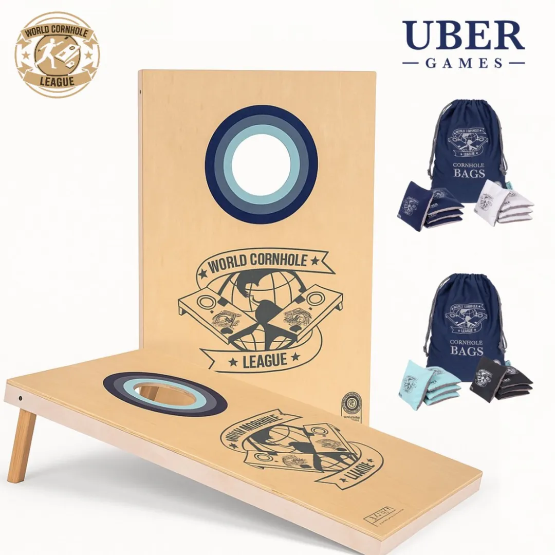 Ubergames World Cornhole League Double Board Set 90x60cm