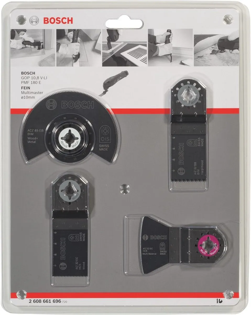 Bosch ACZ 85 EB AIZ 32 BB AIZ 32 EC ATZ 52 SC Multitoolset - 4-delig - afbeelding 6 van 6