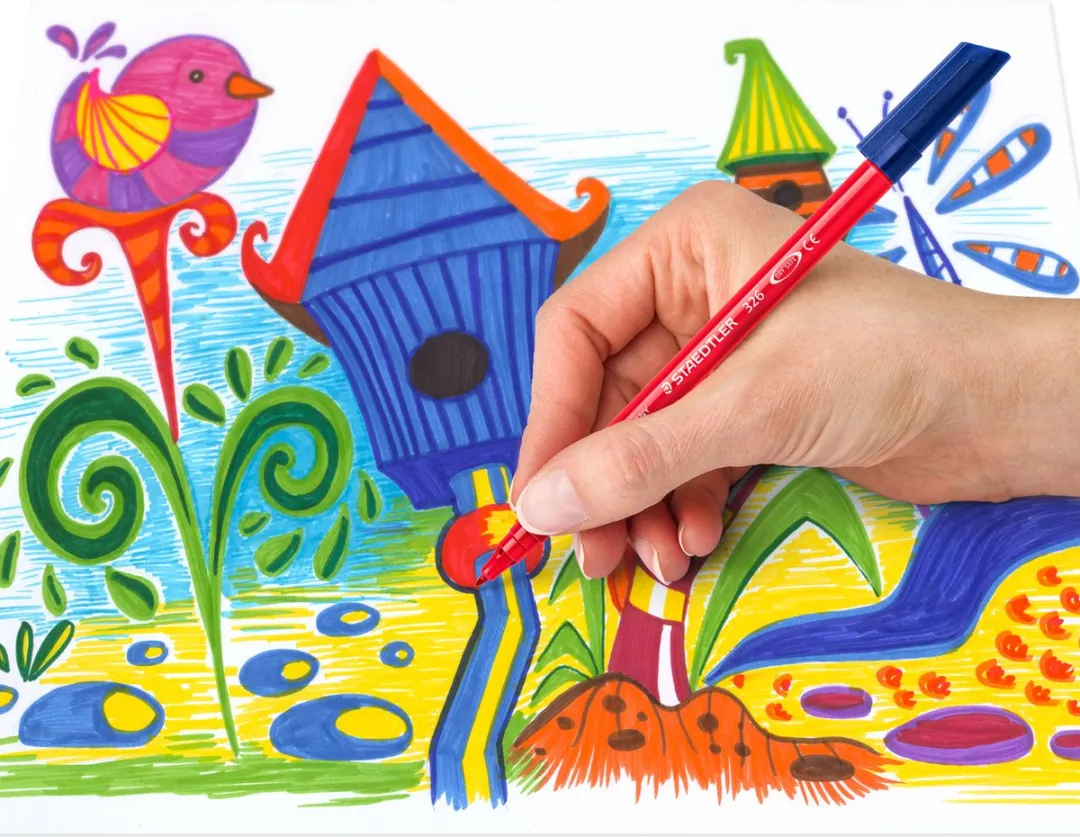 STAEDTLER Noris Viltstift Class Pack 100 Stuks - Meerkleurig
