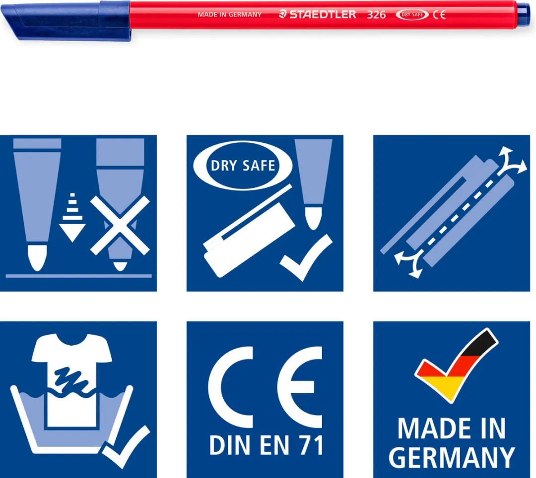 STAEDTLER Noris Viltstift Class Pack 100 Stuks - Meerkleurig