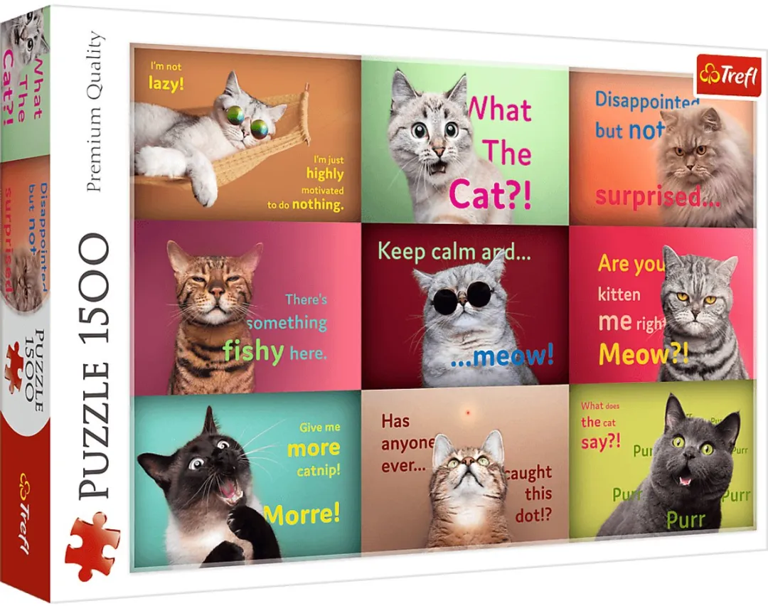 Trefl Funny Cats Faces Puzzel 1500 Stuks