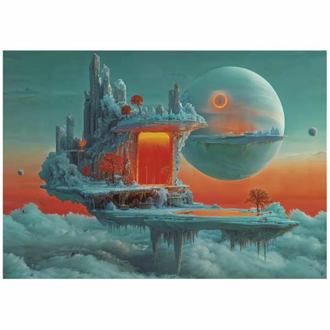 Educa Fire & Ice Planet Puzzel 1000 Stukjes