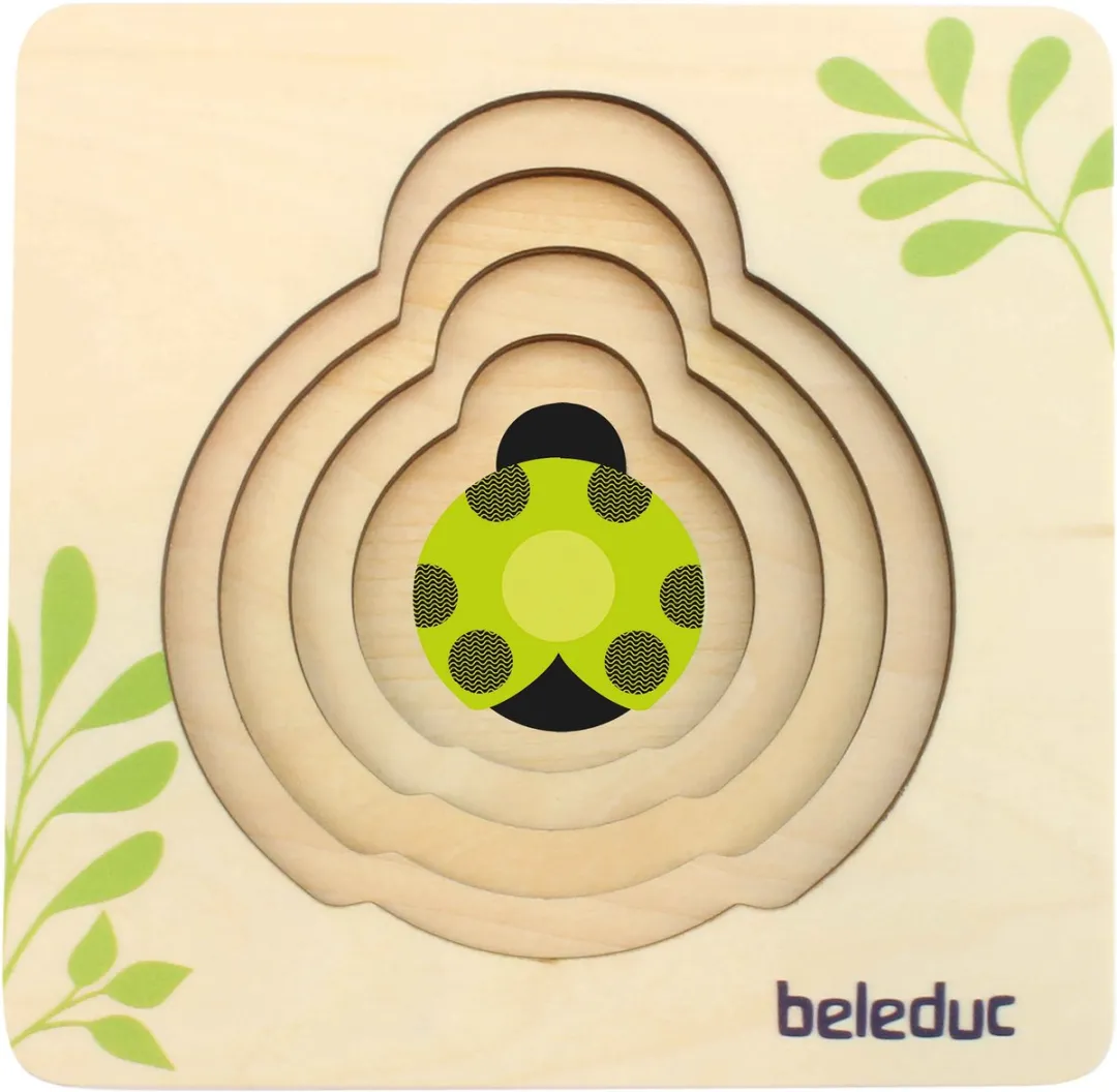 Beleduc Lieveheersbeestje Lagenpuzzel - Multicolor
