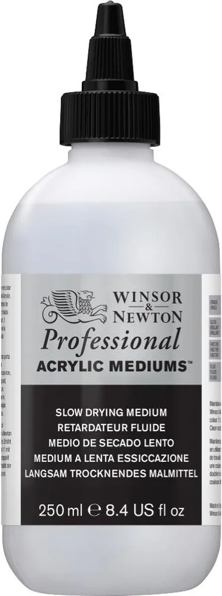 Winsor & Newton Professional Acrylic Slow Drying Medium 250ml