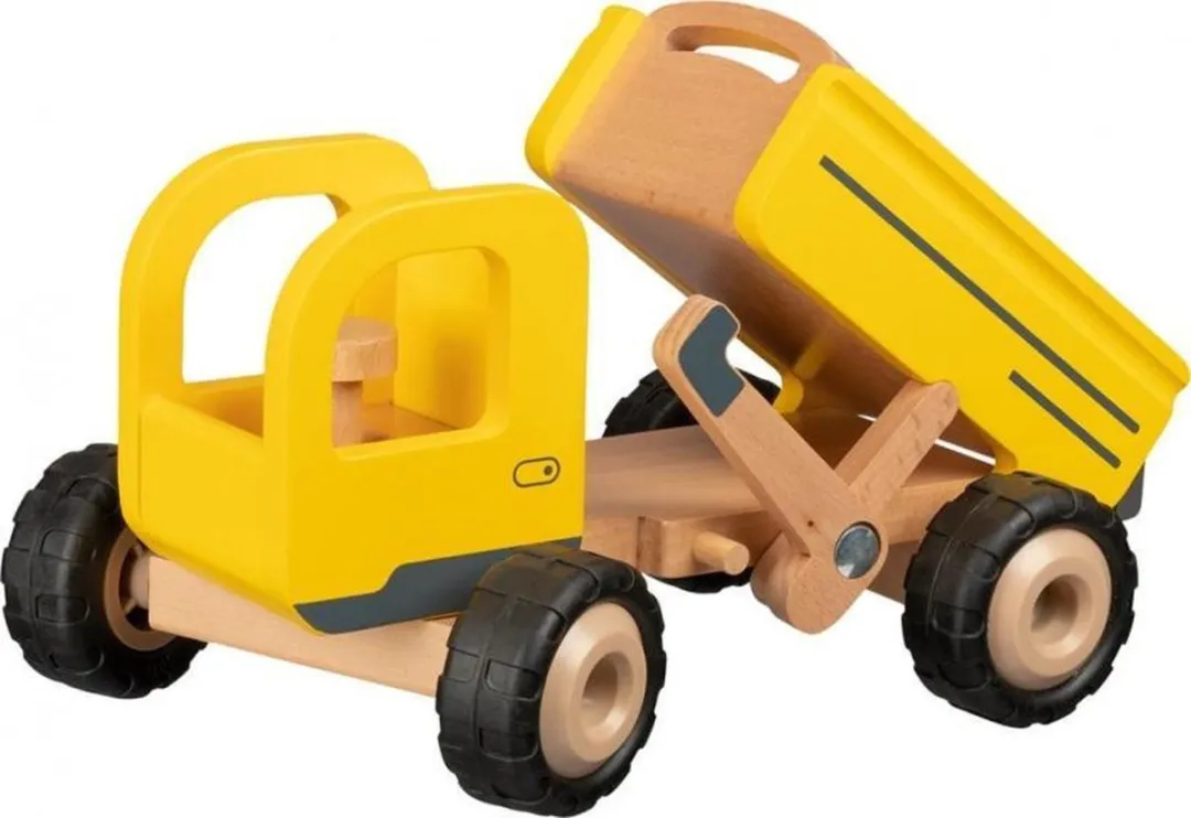 Goki Houten Kiepwagen 25x17x14,5cm