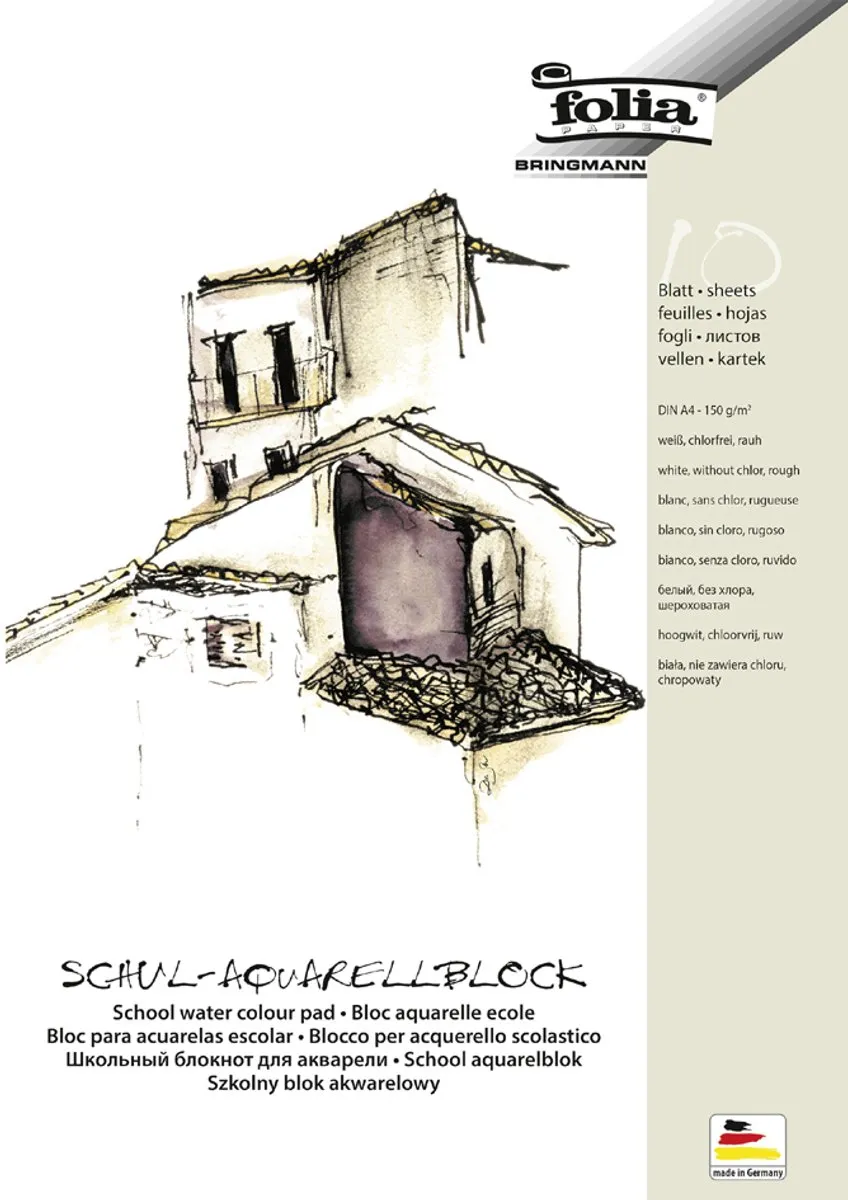 Folia Studie Aquarelblok A3 10 Vel