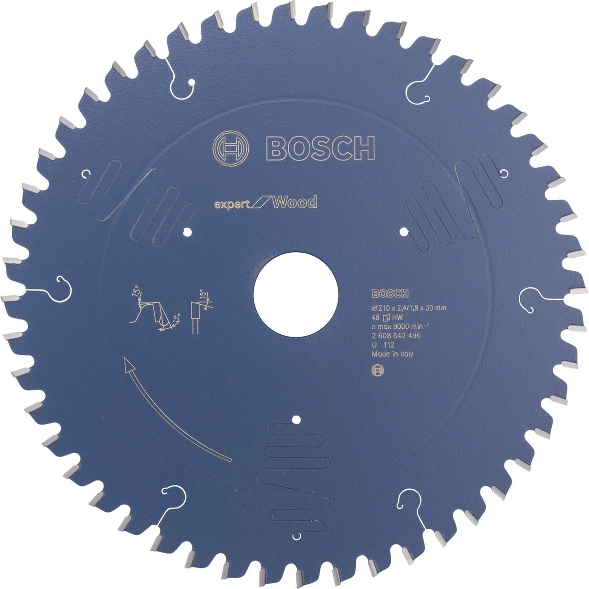 Bosch Professional Expert for Wood Cirkelzaagblad 210mm