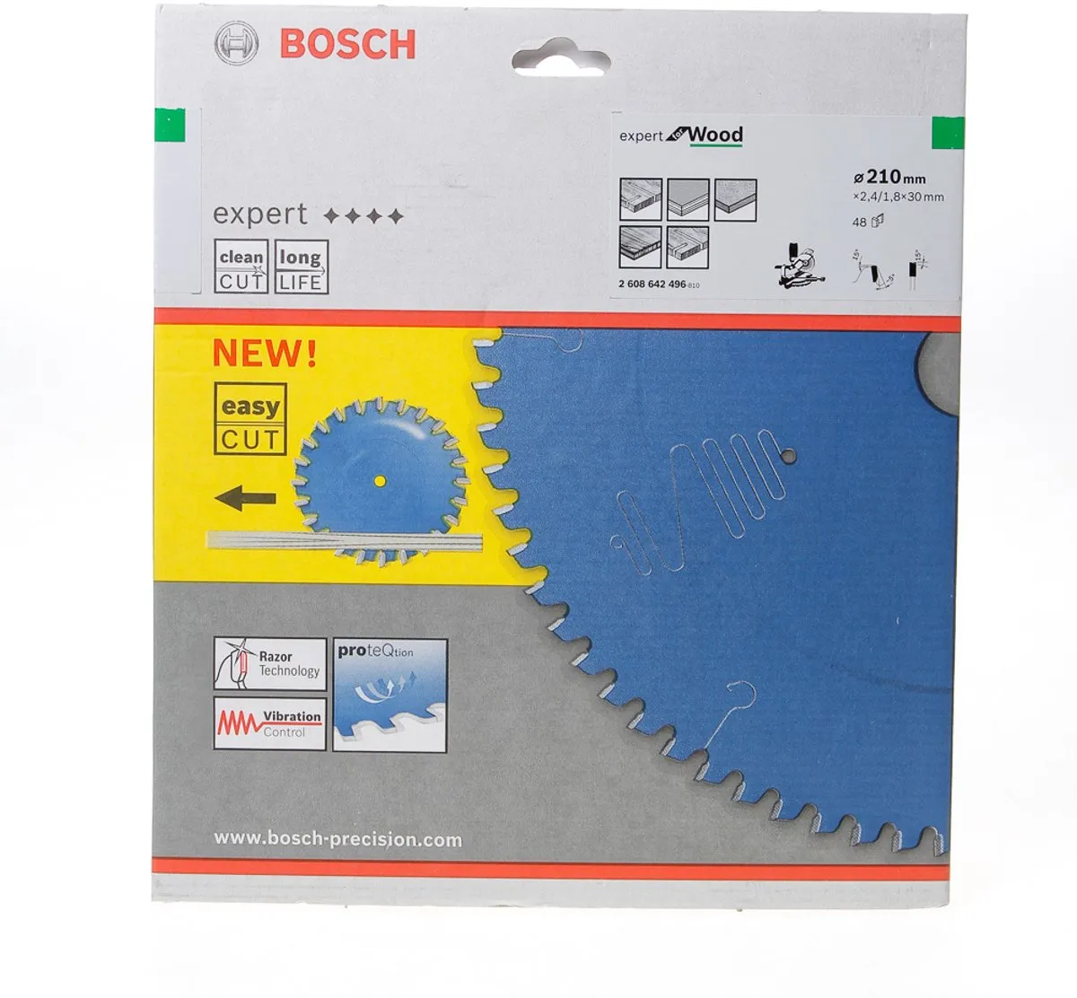 Bosch Professional Expert for Wood Cirkelzaagblad 210mm - 48 Tanden