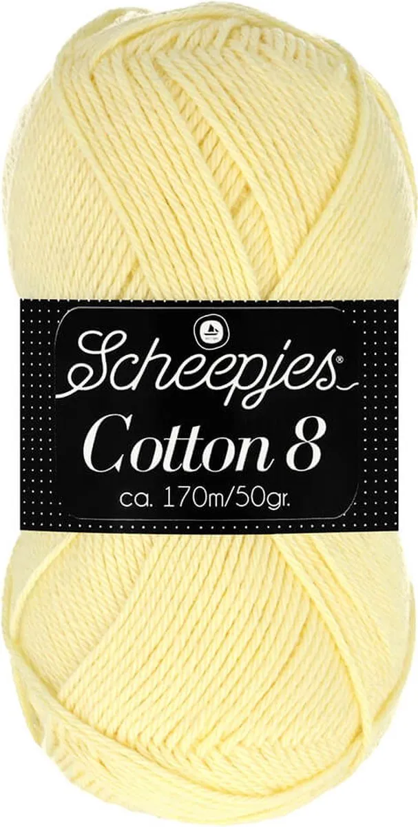 Scheepjes Cotton 8 Geel