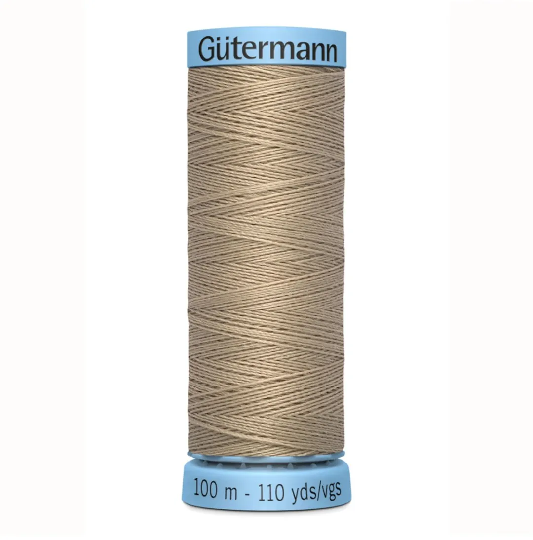Gutermann Zijde Garen 100m - Zwart/Grijs/Wit