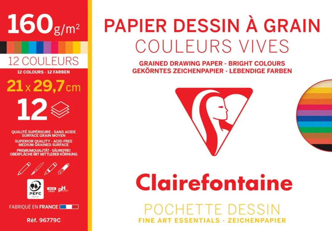 Clairefontaine Getextureerd Kunstenaarspapier A4