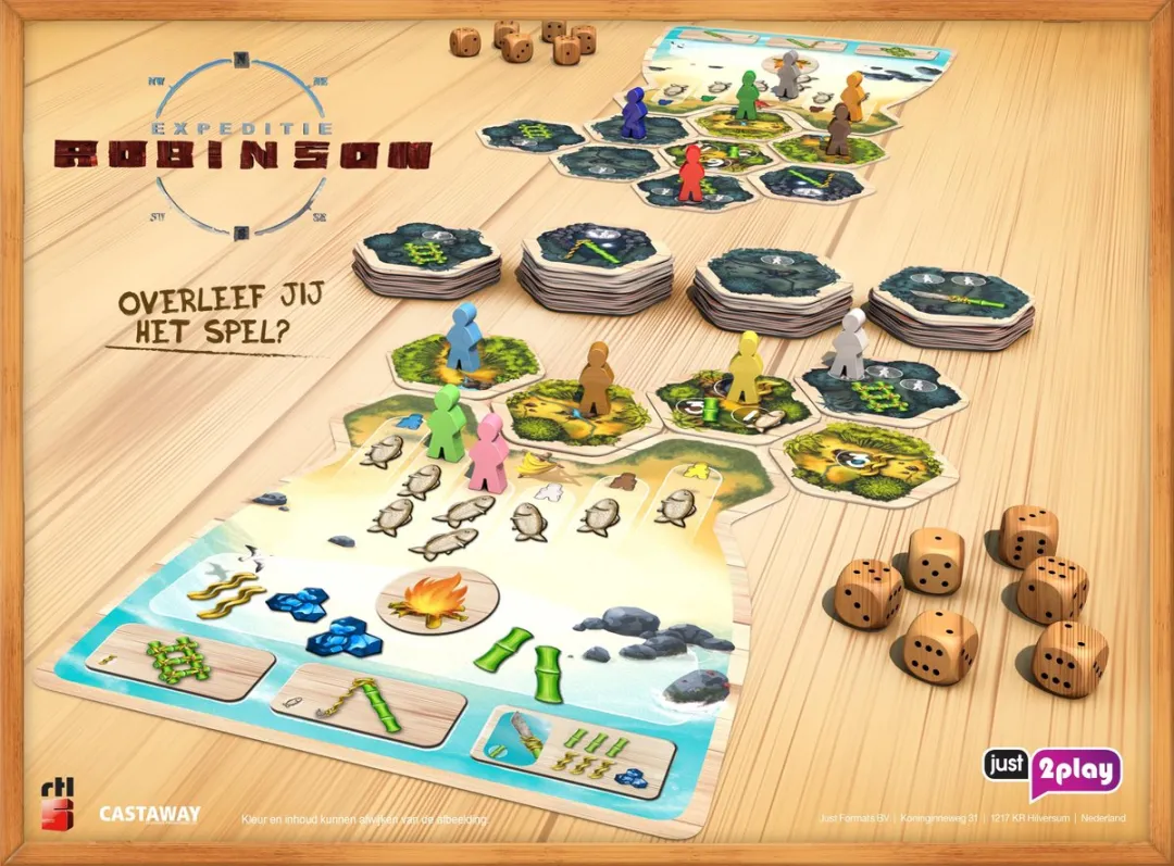 Just Games Expeditie Robinson Bordspel