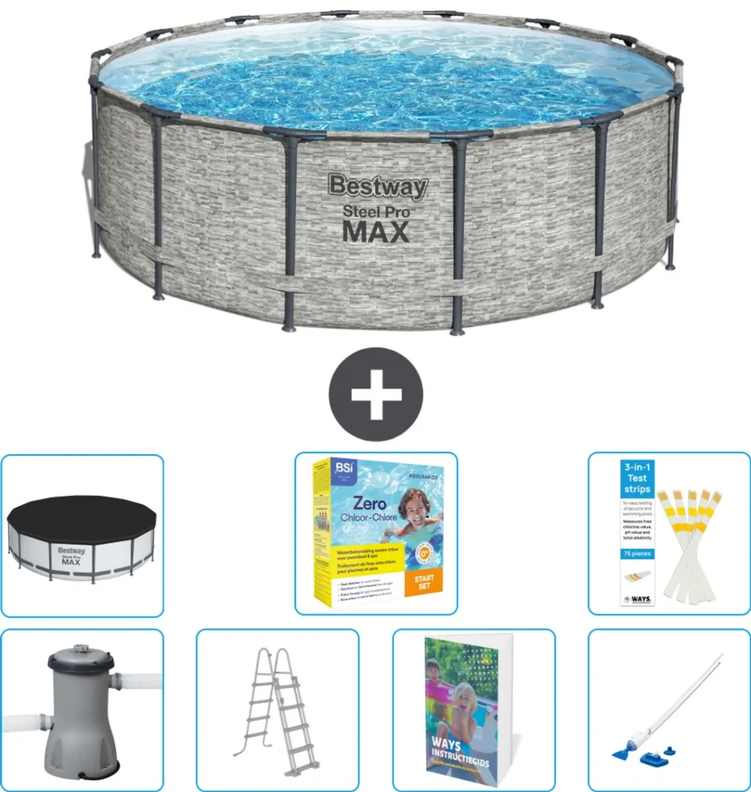 Bestway Steel Pro MAX Zwembad 427x122cm