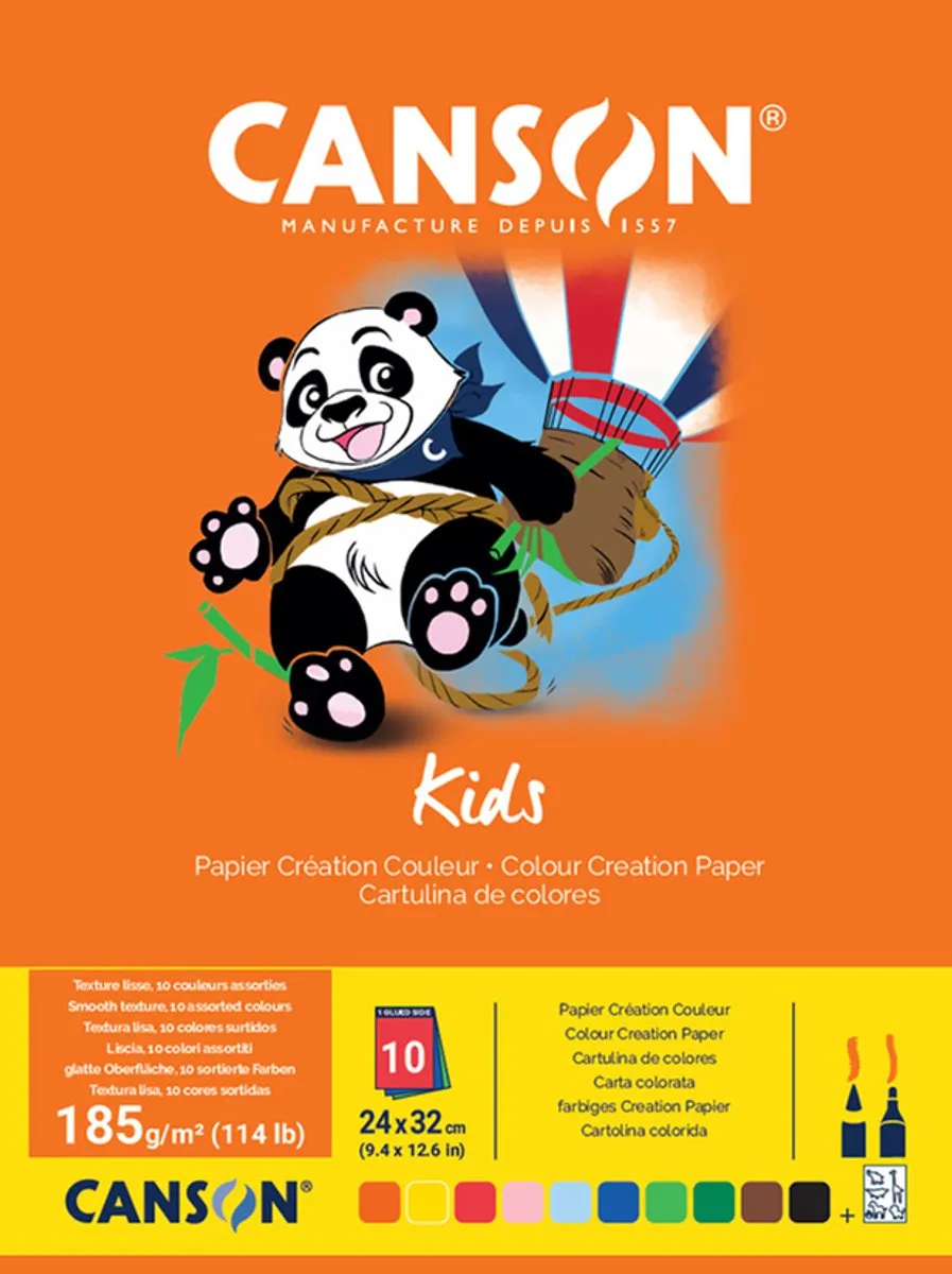 Canson Kids Tekenblok A4 30 Vel - Veelkleurig