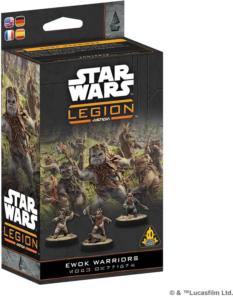 Atomic Mass Games Star Wars Legion SWQ73 Ewok Warriors Uitbreiding