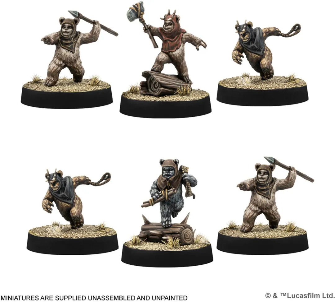 Atomic Mass Games Star Wars Legion SWQ73 Ewok Warriors Uitbreiding