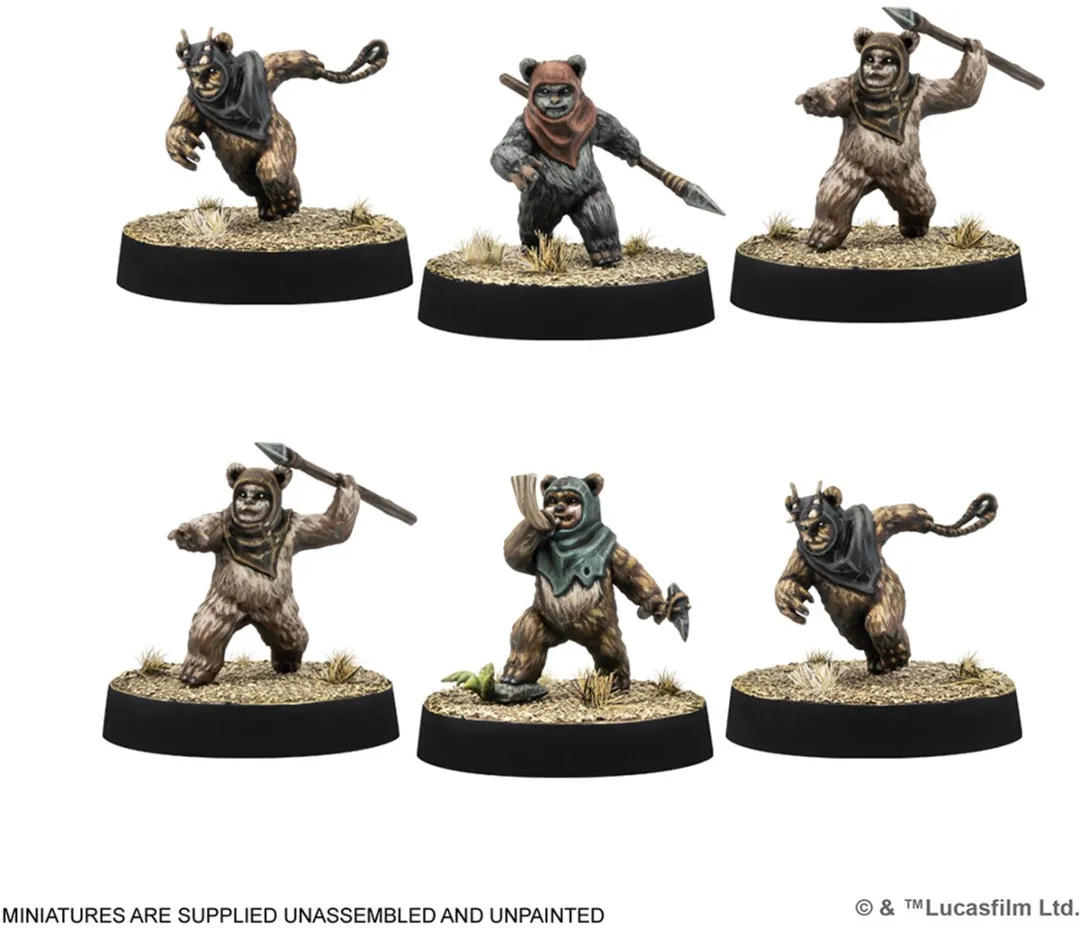 Atomic Mass Games Star Wars Legion SWQ73 Ewok Warriors Uitbreiding