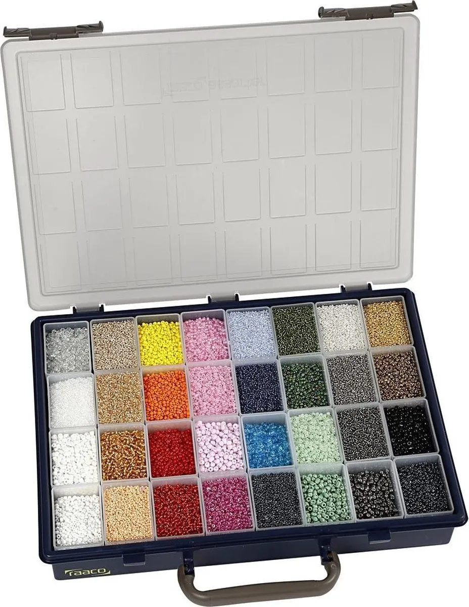 Creativ Company Rocaille Glaskralen Assorti - 32 Kleuren 6mm