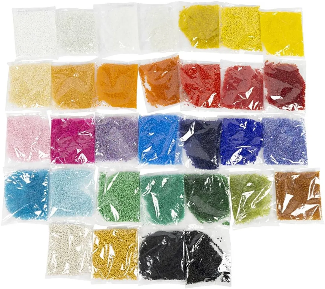 Creativ Company Rocaille Glaskralen Assorti - 32 Kleuren 6mm