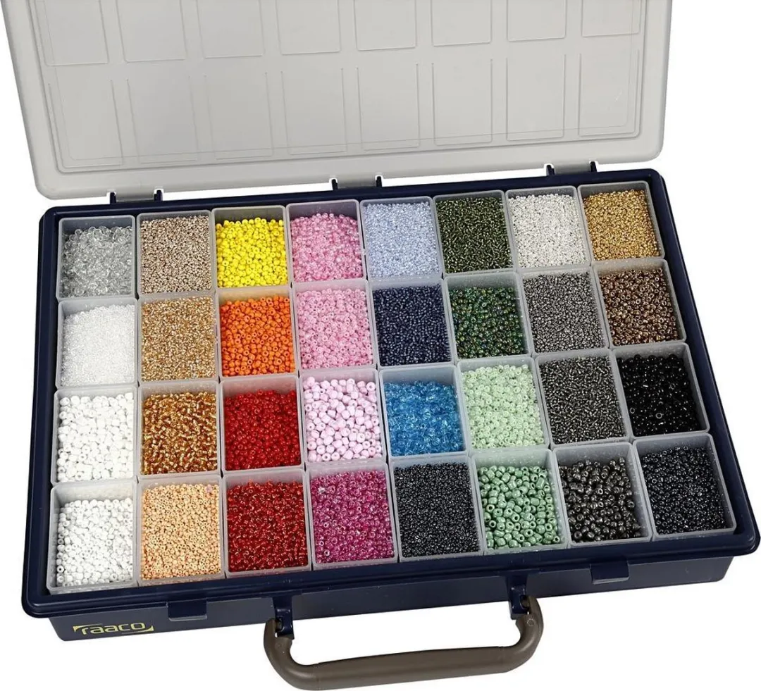 Creativ Company Rocaille Glaskralen Assorti - 32 Kleuren 6mm