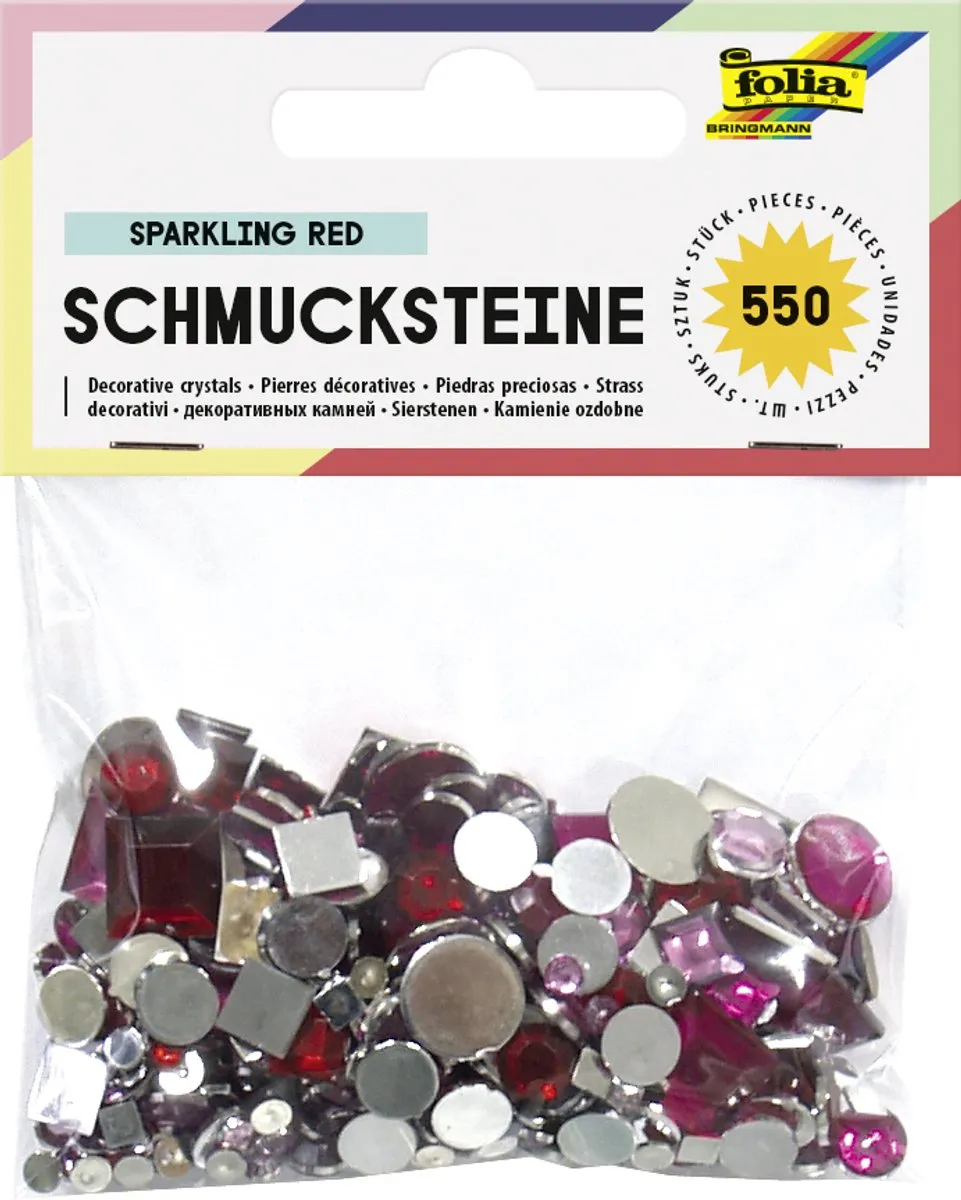 Folia Acryl Decoratiestenen Blauwe Glinstering
