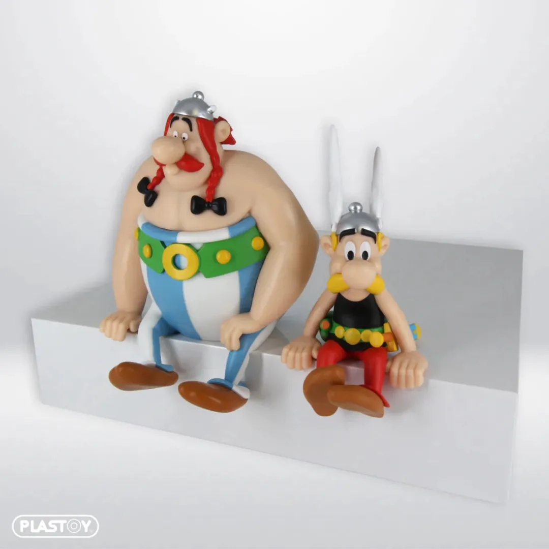 Plastoy Obelix & Asterix Figuren Set 13cm - 2 Stuks
