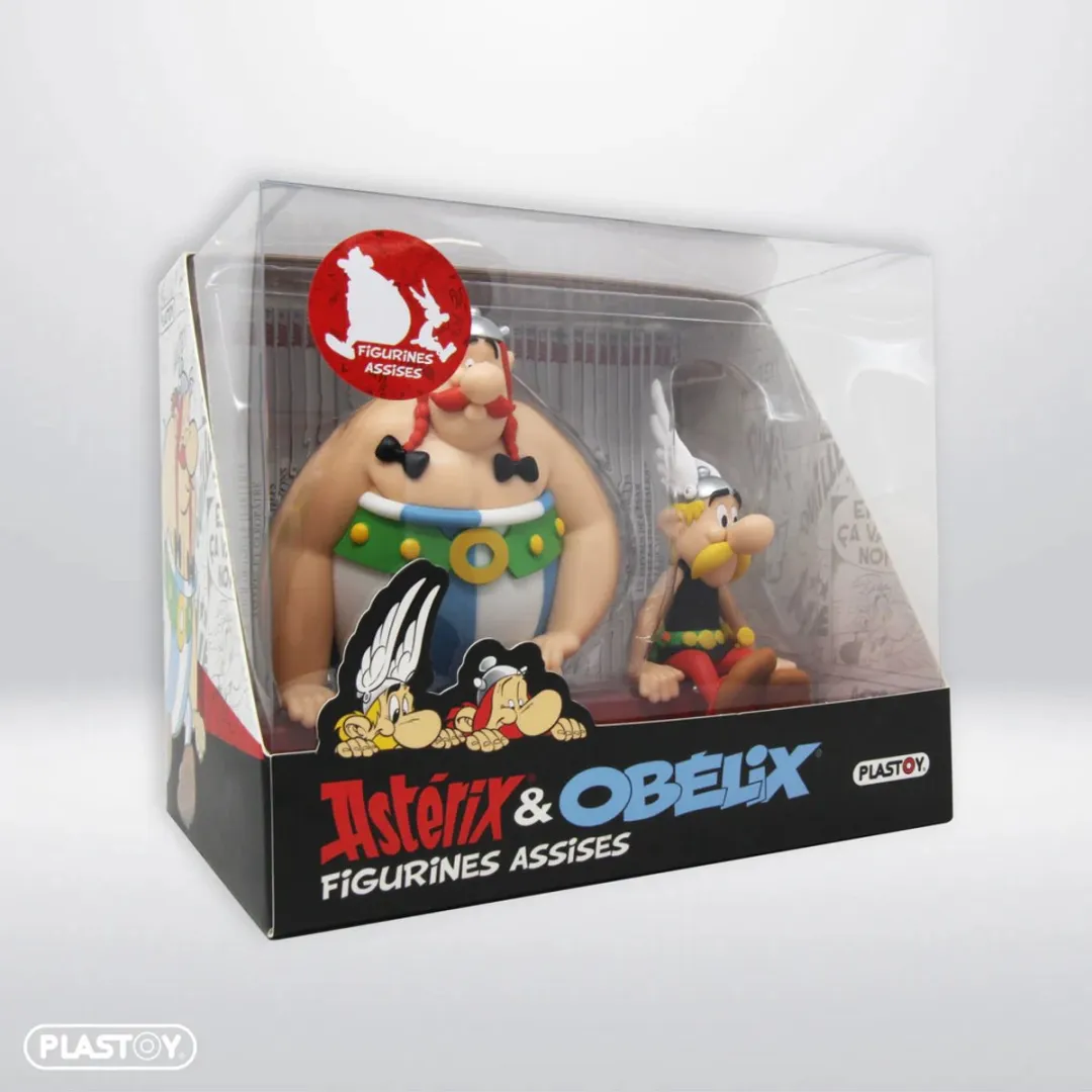 Plastoy Obelix & Asterix Figuren Set 13cm - 2 Stuks