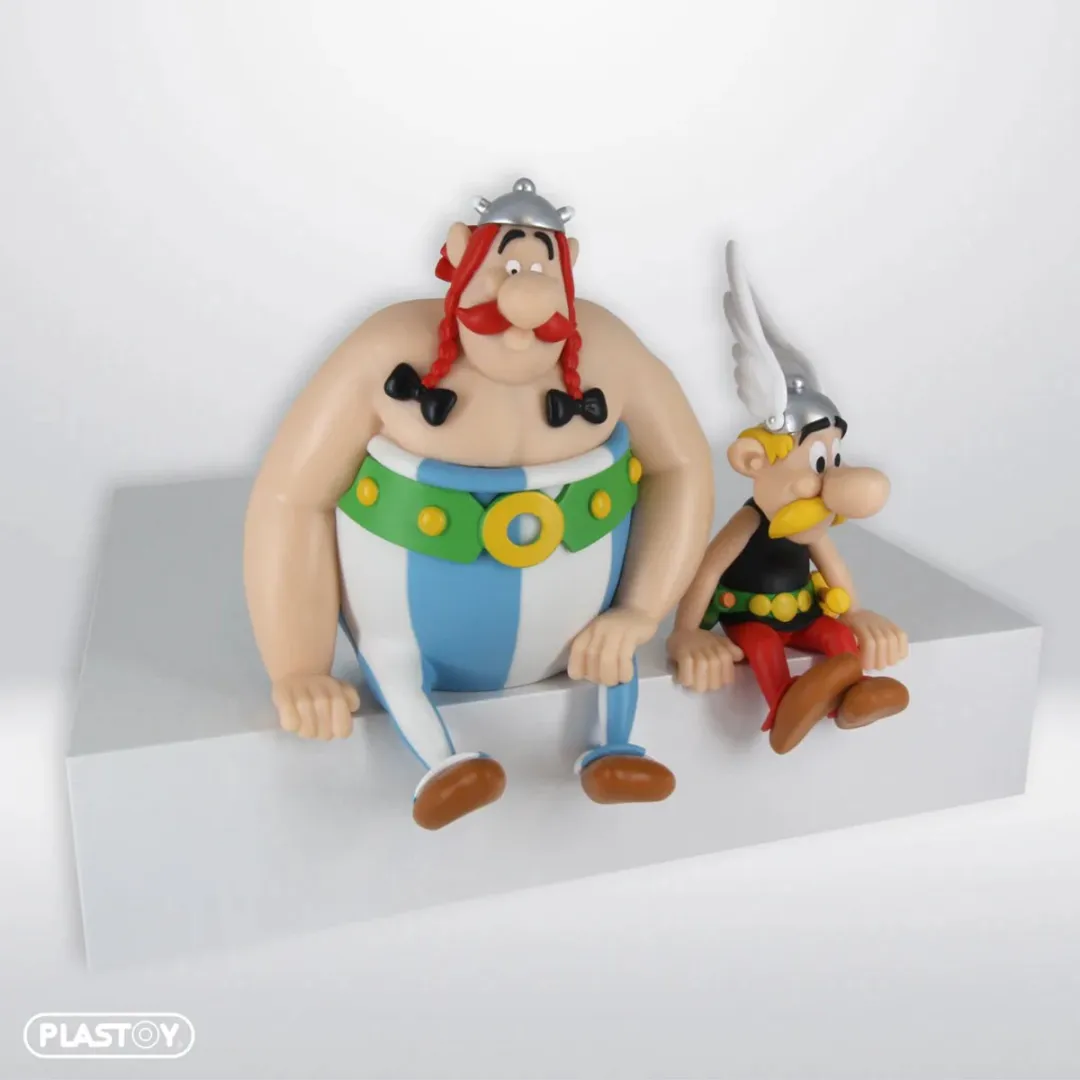 Plastoy Obelix & Asterix Figuren Set 13cm - 2 Stuks