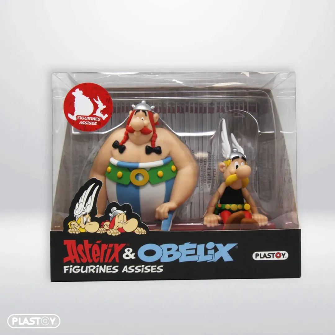 Plastoy Obelix & Asterix Figuren Set 13cm - 2 Stuks